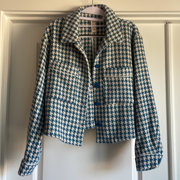 Anthropologie Dolan Houndstooth Jacket - M - Picture 6 of 12